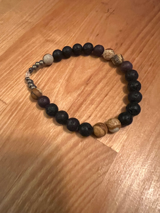Men's Lava stone bracelet